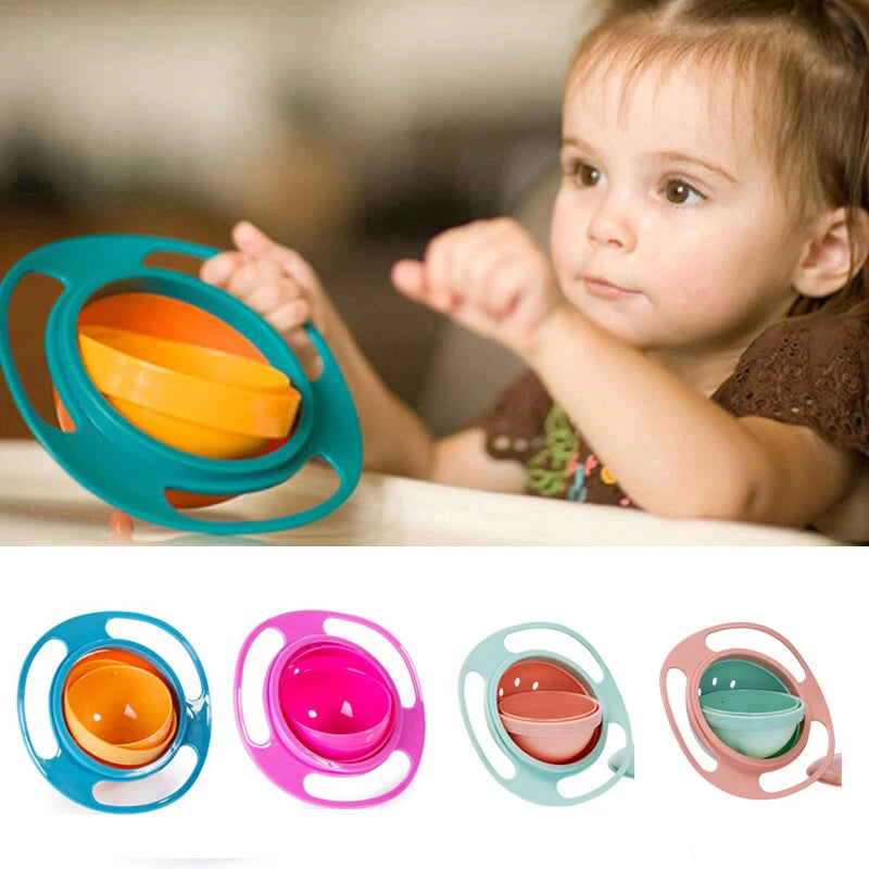 Plato Antiderrames 360° para Bebé – Universal Gyro Bowl