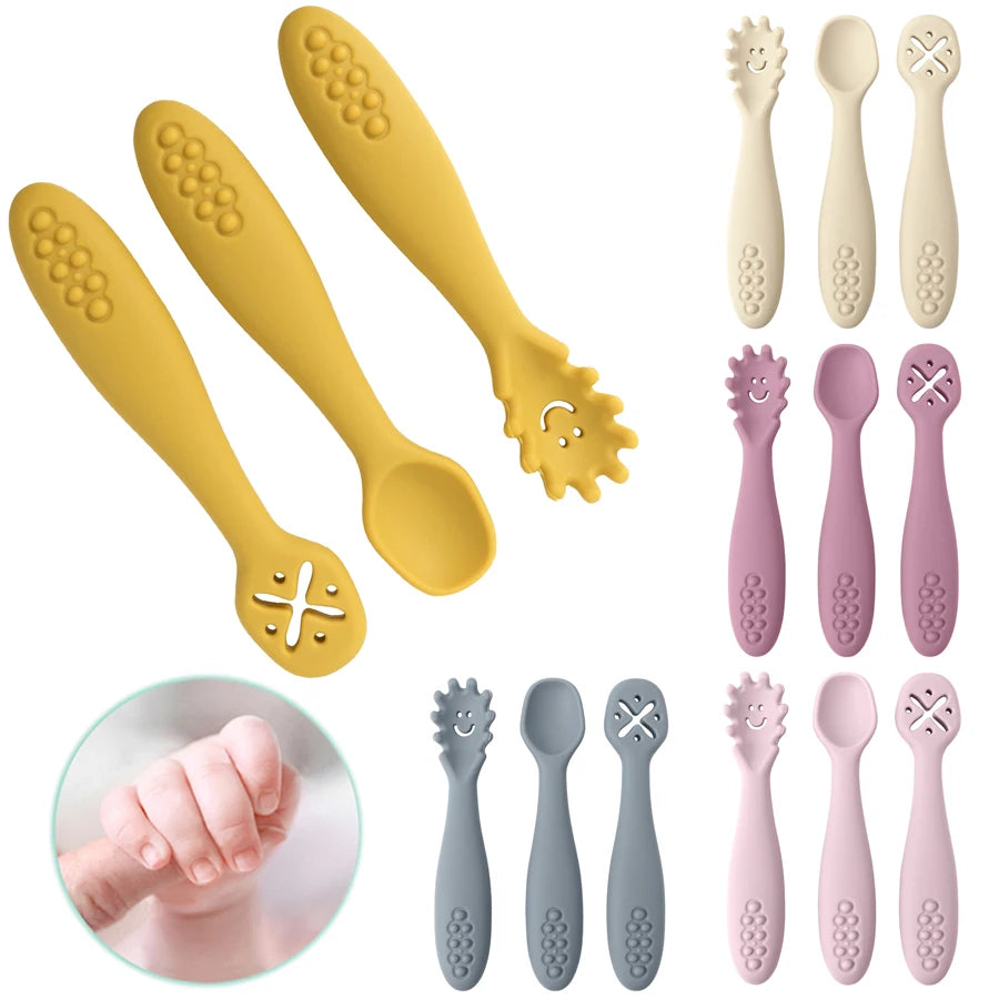 Set de 3 Cucharitas de Entrenamiento – Aprendizaje BLW