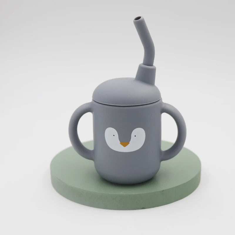 Taza de Aprendizaje para Bebés – 120ml Antigoteo y Segura