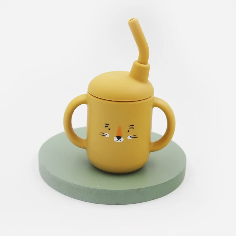 Taza de Aprendizaje para Bebés – 120ml Antigoteo y Segura