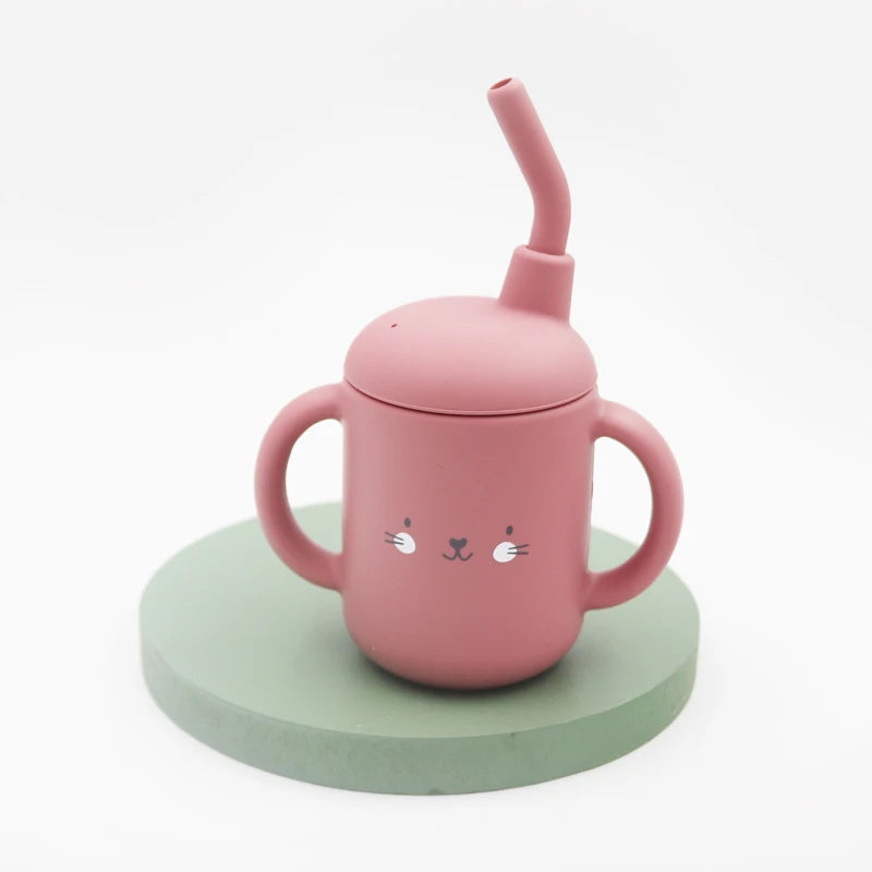 Taza de Aprendizaje para Bebés – 120ml Antigoteo y Segura
