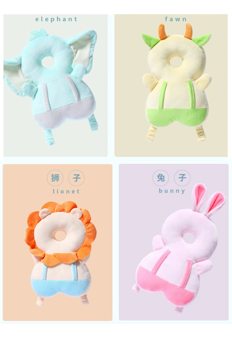 Protector de Cabeza para Bebé Anticaídas – Estilo Animalito (1 a 3 años)