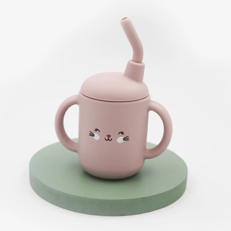 Taza de Aprendizaje para Bebés – 120ml Antigoteo y Segura