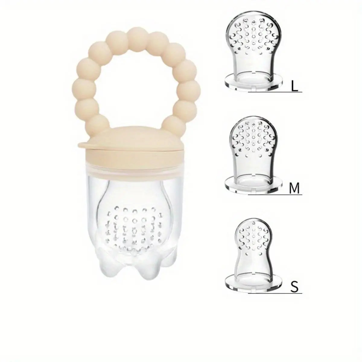 Chupones de Silicona para Alimentos BLW – Set de 3 unidades