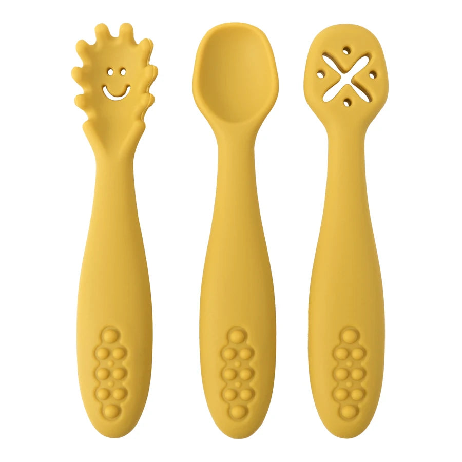 Set de 3 Cucharitas de Entrenamiento – Aprendizaje BLW