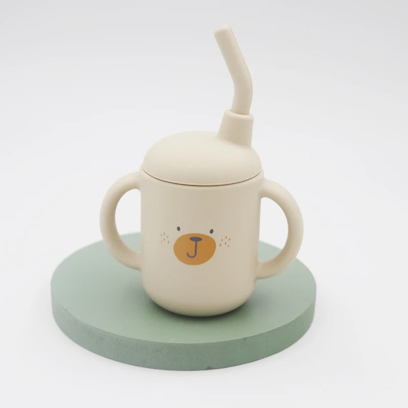 Taza de Aprendizaje para Bebés – 120ml Antigoteo y Segura