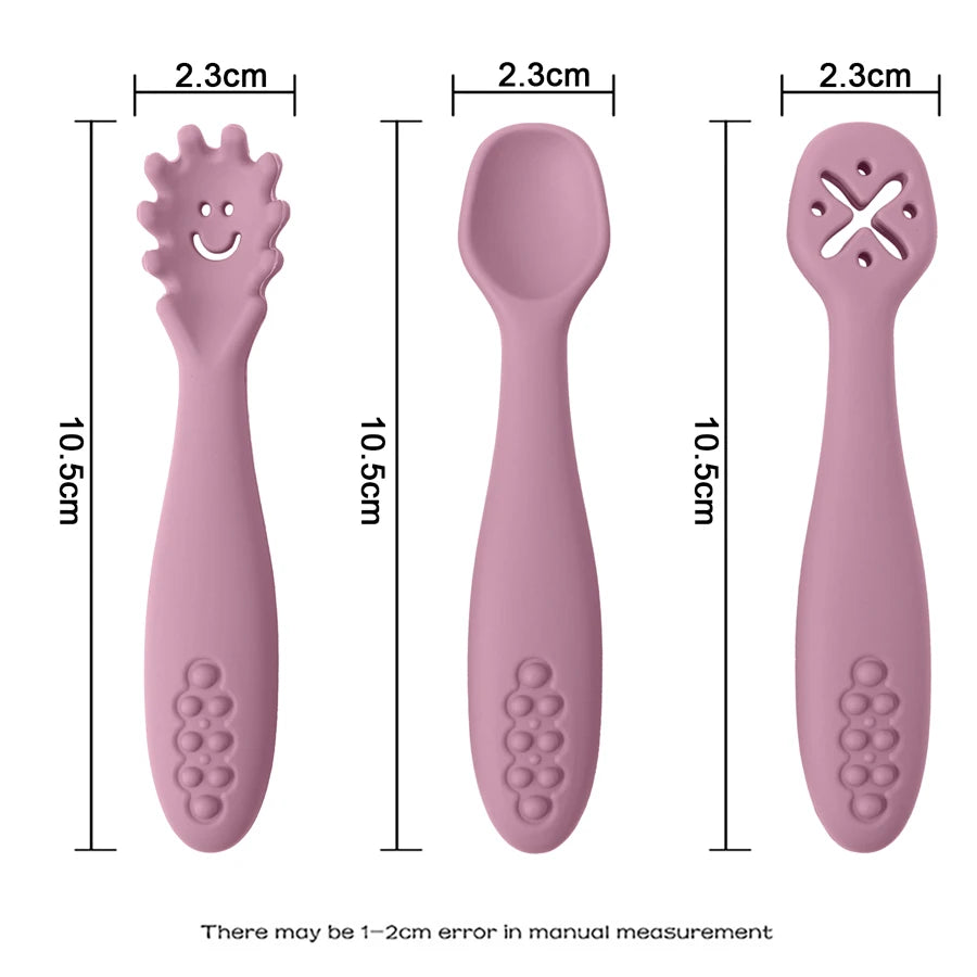 Set de 3 Cucharitas de Entrenamiento – Aprendizaje BLW