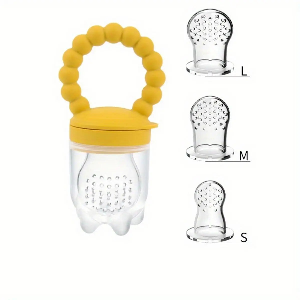Chupones de Silicona para Alimentos BLW – Set de 3 unidades
