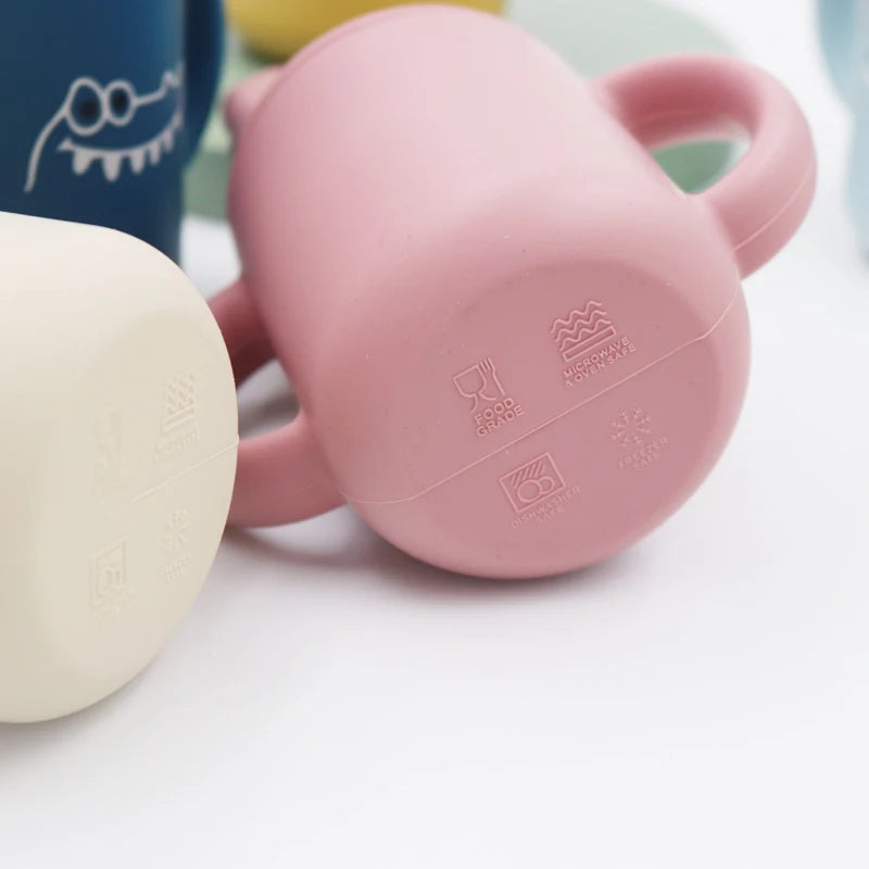 Taza de Aprendizaje para Bebés – 120ml Antigoteo y Segura