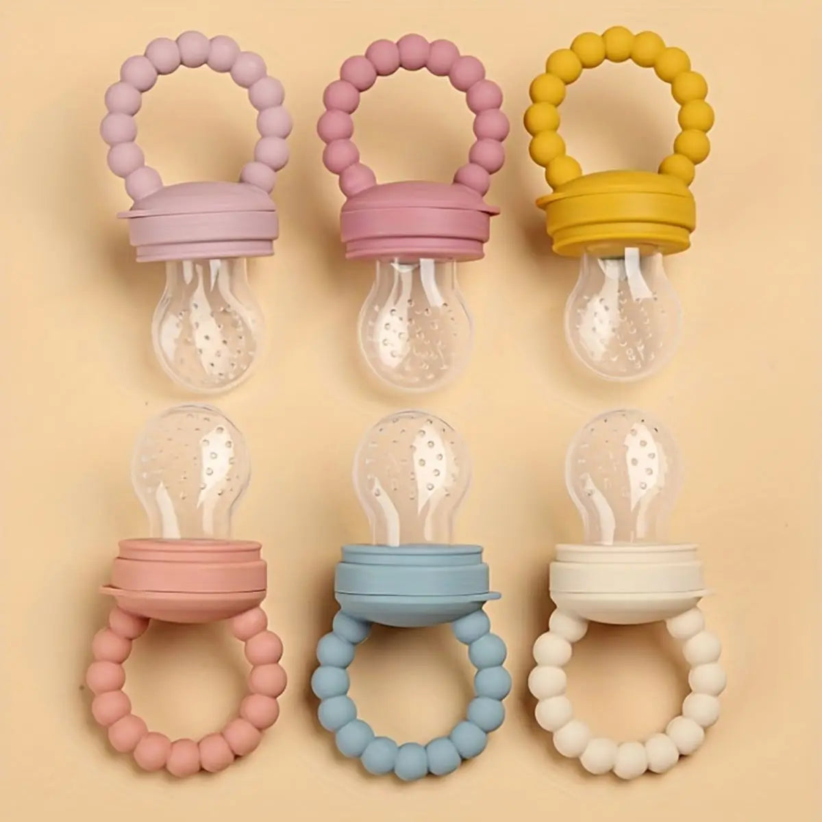 Chupones de Silicona para Alimentos BLW – Set de 3 unidades