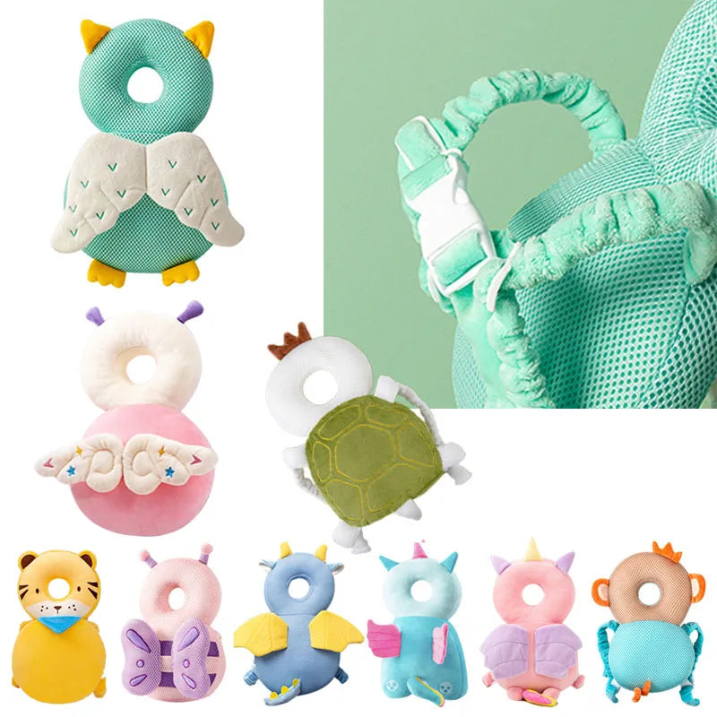 Protector de Cabeza para Bebé Anticaídas – Estilo Animalito (1 a 3 años)