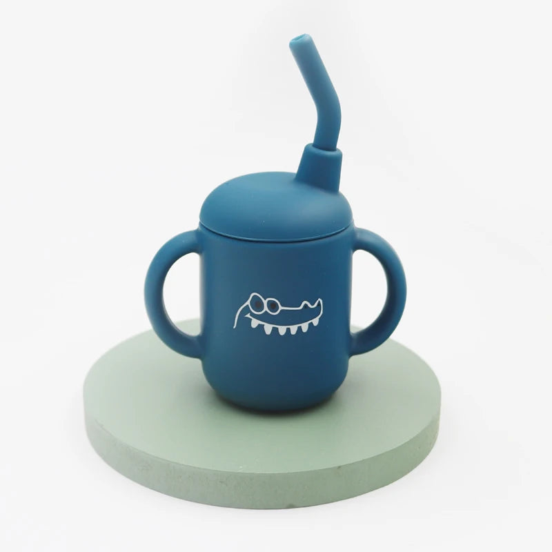 Taza de Aprendizaje para Bebés – 120ml Antigoteo y Segura